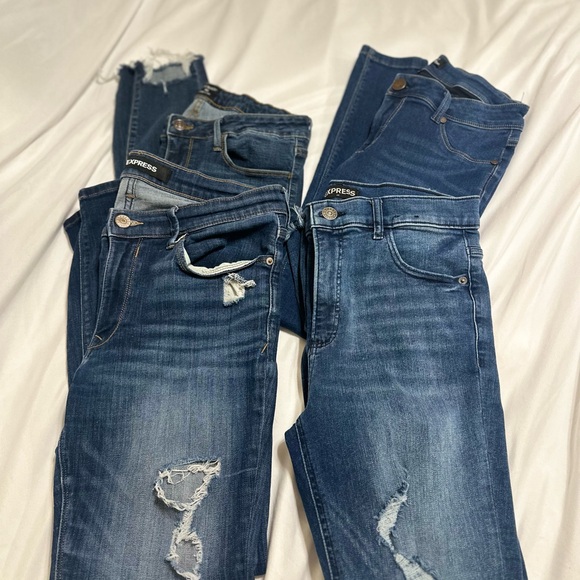 Lot of Express/1822/Just Black 🎁 Skinny Jeans Bundle of 4 pair. Size 8/10 - Picture 6 of 6